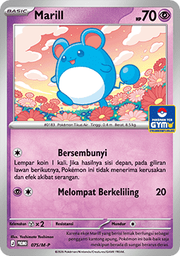 Azumarill ex (M-P/ID 076) M-P Indonesian Promos ID