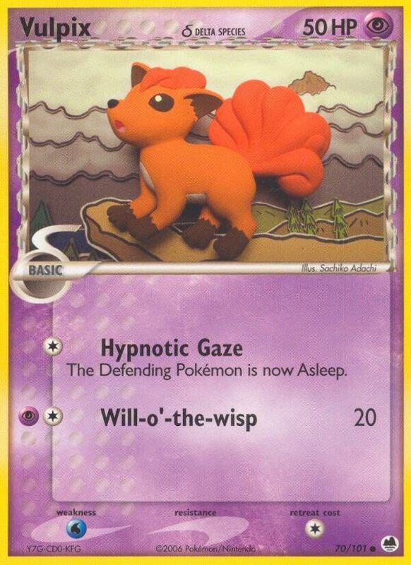 Vulpix (Delta Species) Pokemon card from Dragon Frontiers