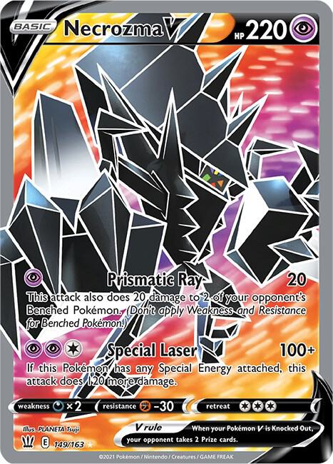 Necrozma V (Full Art) Pokemon card from SWSH05: Battle