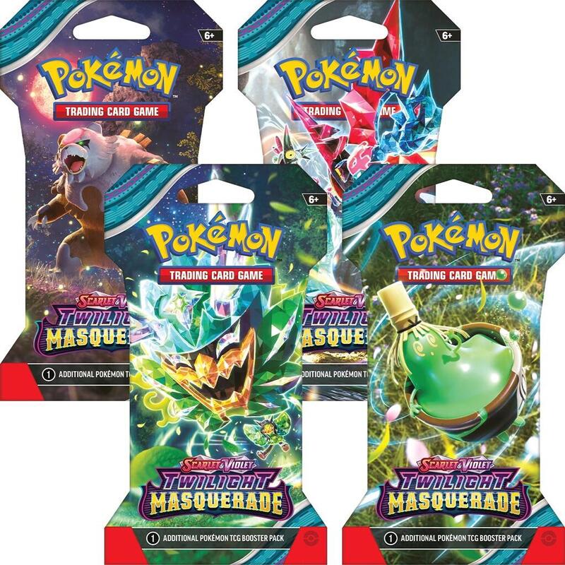 Twilight Masquerade Sleeved Booster Pack Art Bundle [Set of 4] Pokemon card from SV06: Twilight Masquerade