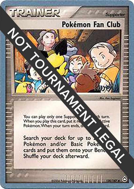 Pokemon Fan Club - 2004 (Reed Weichler) Pokemon card from World Championship Decks