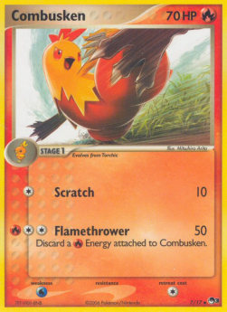 Combusken Pokemon card from POP Series 3