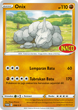 Onix (S-P/ID 098) Sword & Shield Indonesian Promos ID