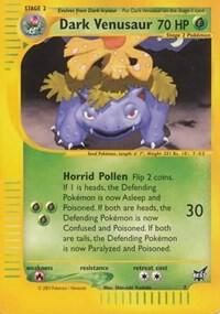 Dark Venusaur - 7 Pokemon card from Best of Promos