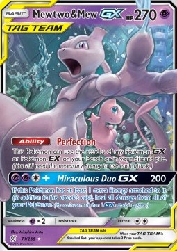 Mewtwo & Mew GX