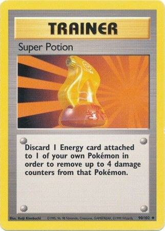 Super Potion Pokemon card from Base Set