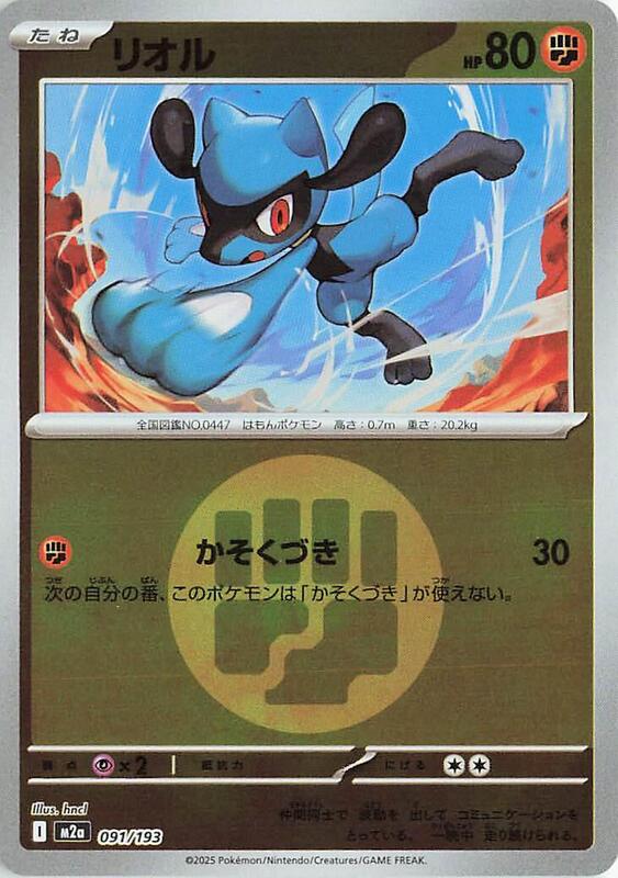 Riolu (Energy Symbol Pattern) (Japanese)