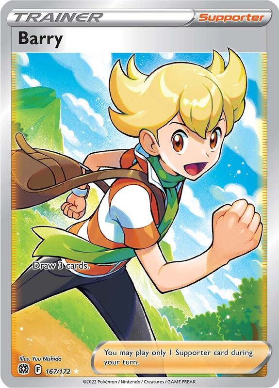 Barry (Full Art) Pokemon card from SWSH09: Brilliant Stars