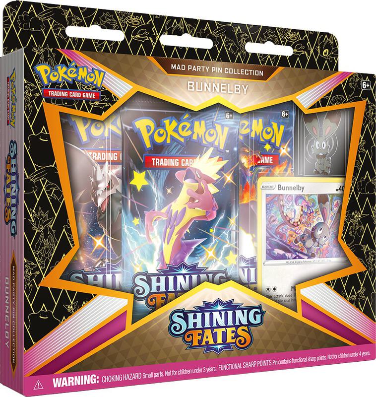 Shining Fates Mad Party Pin Collection [Bunnelby] Pokemon card from Shining Fates