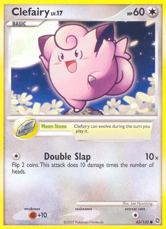 Clefairy Pokemon card from Secret Wonders