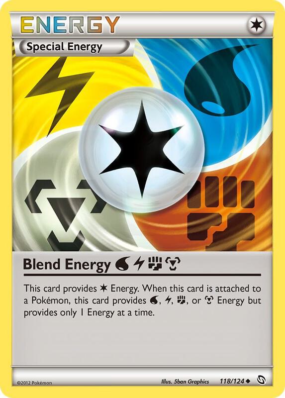 Blend Energy WLFM Pokemon card from Dragons Exalted