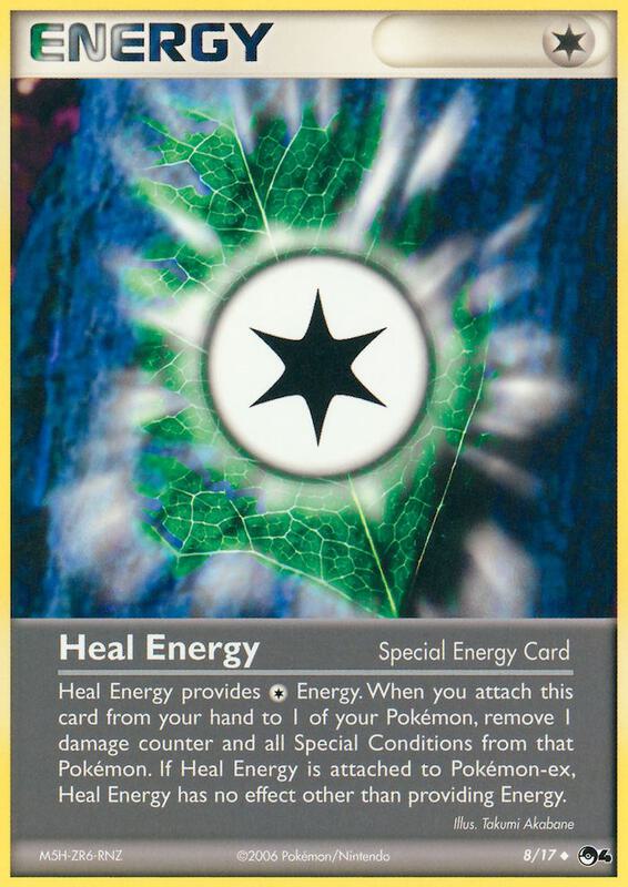 Heal Energy Pokemon card from POP Series 4