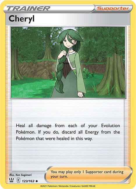 Cheryl Pokemon card from SWSH05: Battle