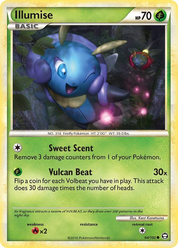 Illumise Pokemon card from Triumphant