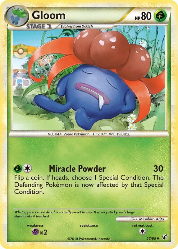 Gloom Pokemon card from Undaunted