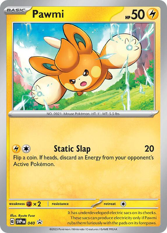 Pawmi - 040 Pokemon card from SV: