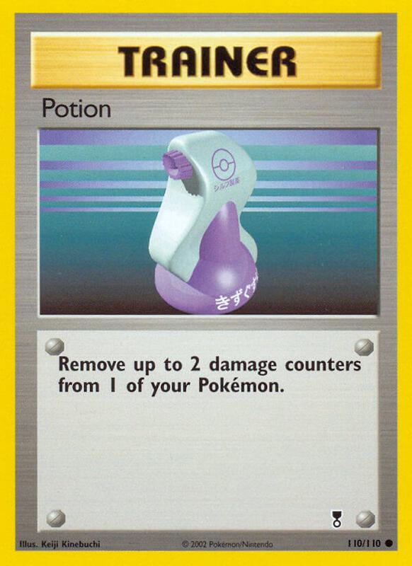 Potion Pokemon card from Legendary Collection