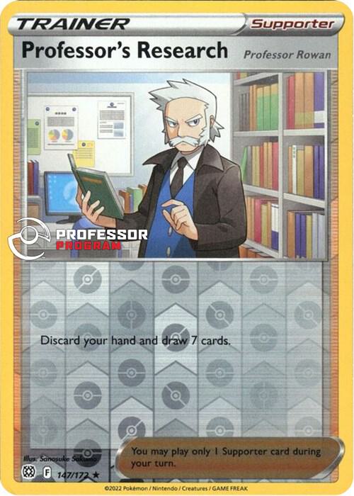 Professor's Research Pokemon card from Professor Program Promos