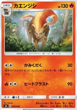 Pyroar Pokemon card from Eevee GX Starter Sets