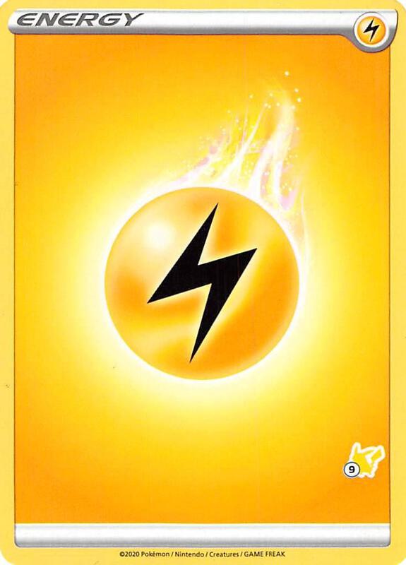Lightning Energy (#9 Pikachu Stamped) Pokemon card from Battle Academy 2022