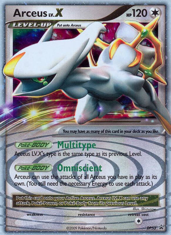 Arceus LV.X - DP53 Pokemon card from Diamond and Pearl Promos