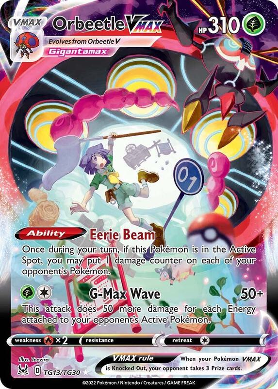 Orbeetle VMAX Pokemon card from SWSH11: Lost Origin Trainer Gallery