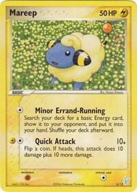 Mareep Pokemon card from EX Trainer Kit 2: Plusle & Minun