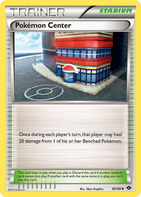 Pokemon Center Pokemon card from Next Destinies