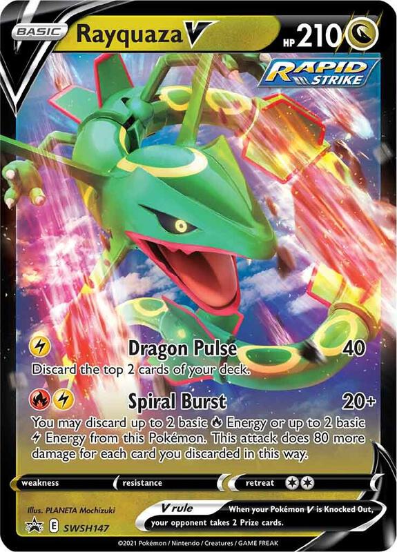 Rayquaza V - SWSH147 Pokemon card from SWSH: Sword & Shield Promo Cards