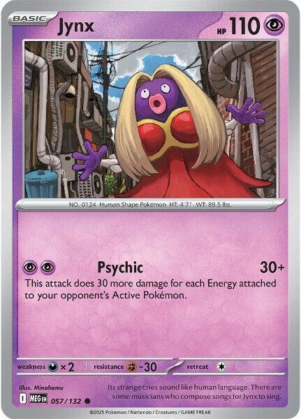 Jynx Pokemon card from ME01: Mega Evolution