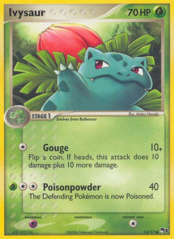 Ivysaur Pokemon card from POP Series 3