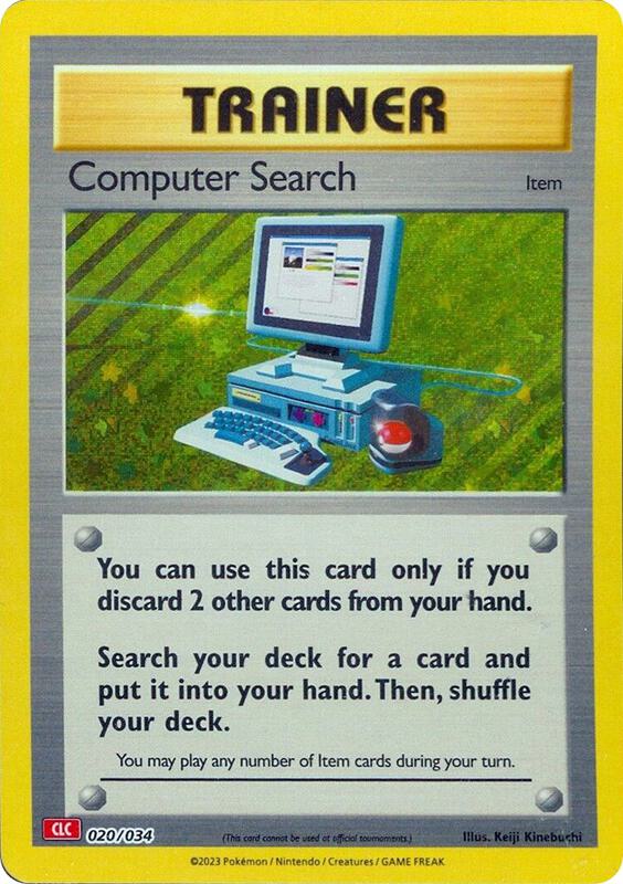 Computer Search (CLC) Pokemon card from Trading Card Game Classic