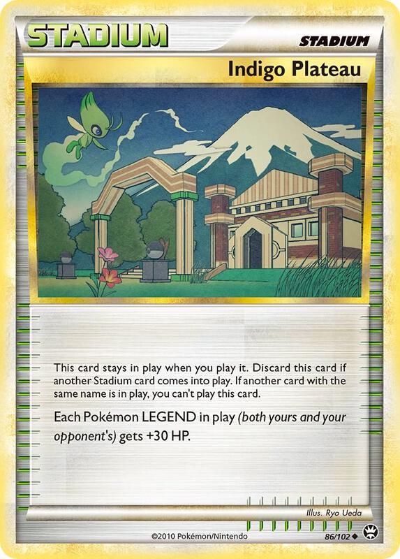 Indigo Plateau Pokemon card from Triumphant