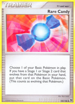 Rare Candy Pokemon card from Great Encounters