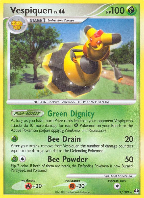 Vespiquen Pokemon card from Stormfront