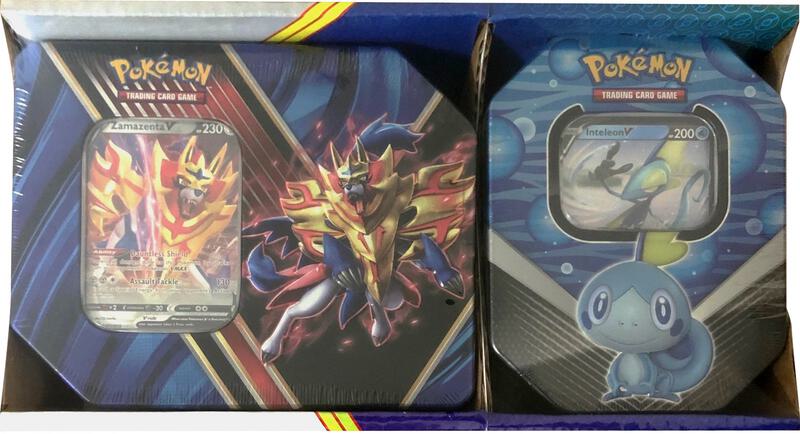 Legends of Galar Tin + Galar Partners Tin 2-pack [Zamazenta V/Inteleon V] (Retail Exclusive) Pokemon card from SWSH01: Sword & Shield Base Set