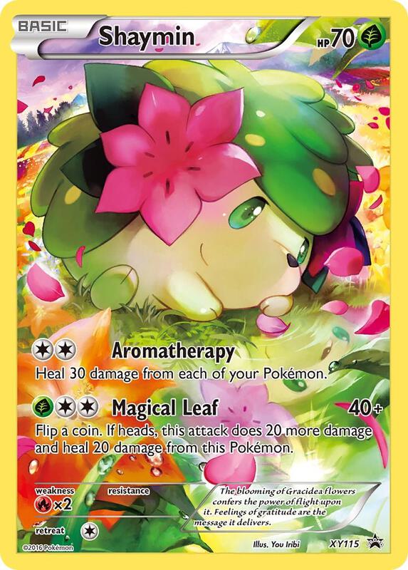 Shaymin - XY115 Pokemon card from XY Promos