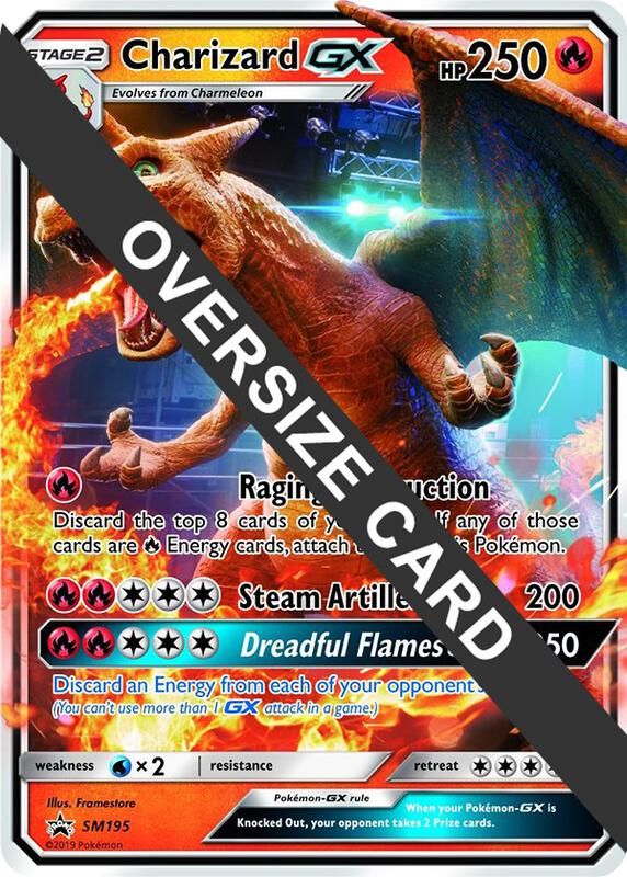 Charizard GX - SM195 (SM Black Star Promo) Pokemon card from Jumbo Cards