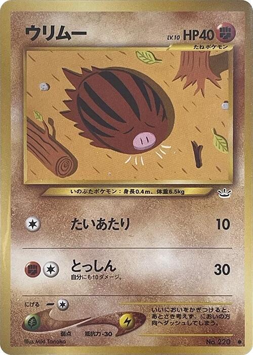 Swinub (Japanese) Pokemon card from Awakening Legends