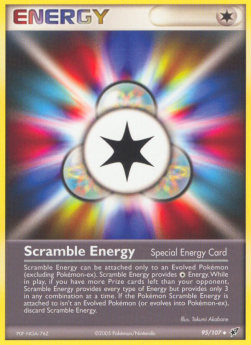 Scramble Energy Pokemon card from EX Deoxys