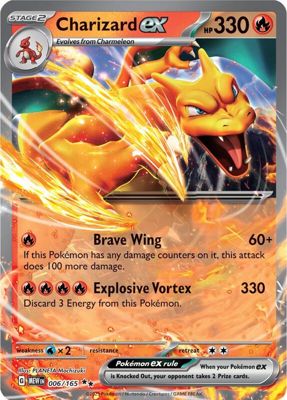 Charizard ex Pokemon card from SV: Scarlet & Violet 151
