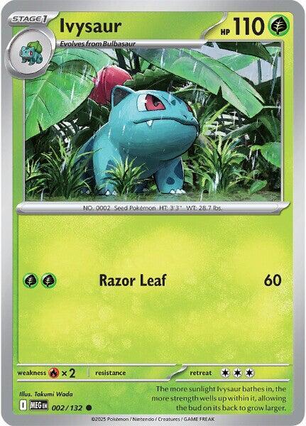 Ivysaur Pokemon card from ME01: Mega Evolution