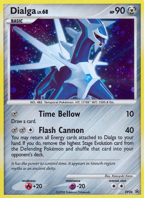 Dialga - DP26 Pokemon card from Diamond and Pearl Promos