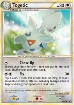 Togetic Pokemon card from Undaunted