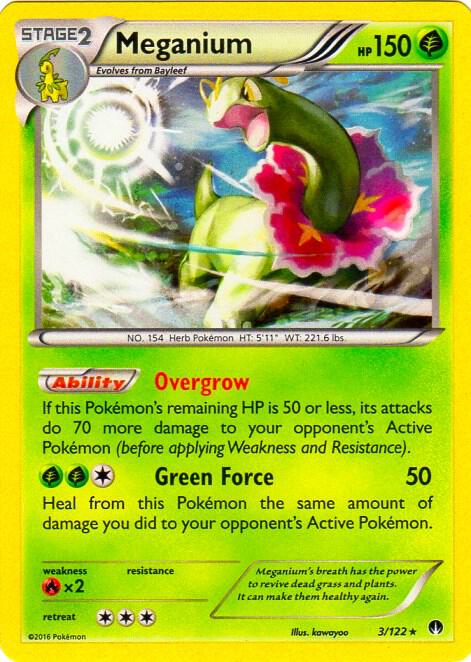 Meganium Pokemon card from Blister Exclusives