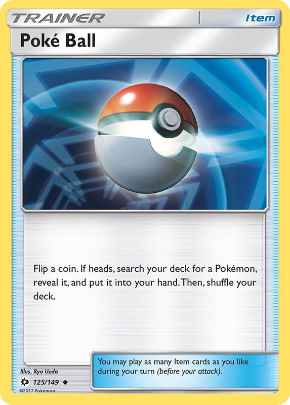 Poke Ball Pokemon card from SM Base Set