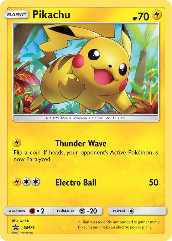 Pikachu - SM76 Pokemon card from SM Promos