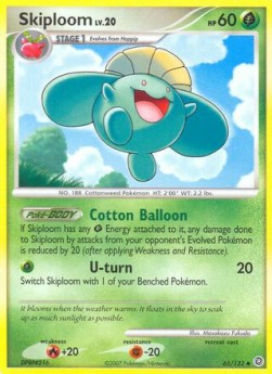 Skiploom Lv.20 Pokemon card from Secret Wonders
