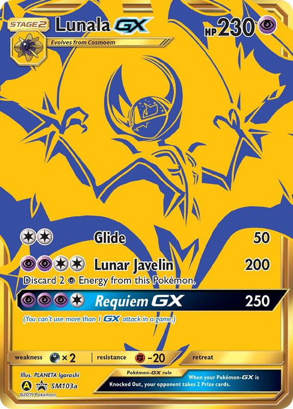 Lunala GX - SM103a Pokemon card from SM Promos