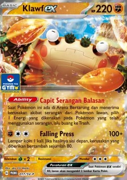 Toxicroak ex (SV-P/ID 018) Scarlet & Violet Indonesian Promos ID